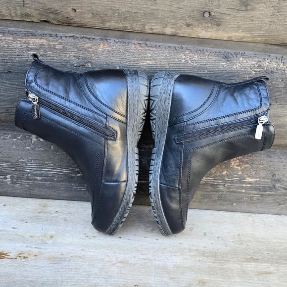 ✨️Blondo NEW Alessa Black Leather, Aqua Protect, Insulated Winter Bootie. 9WW - Picture 11 of 15